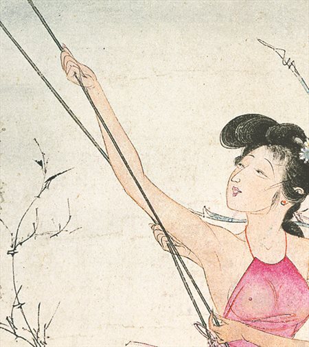 贺州市-胡也佛的仕女画和最知名的金瓶梅秘戏图